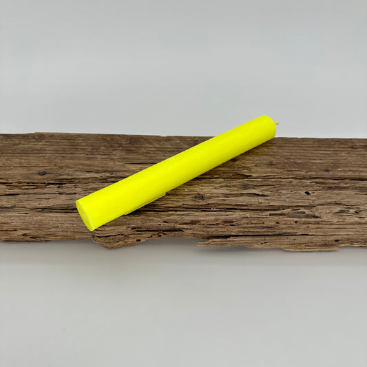 Stabkerze in neon gelb