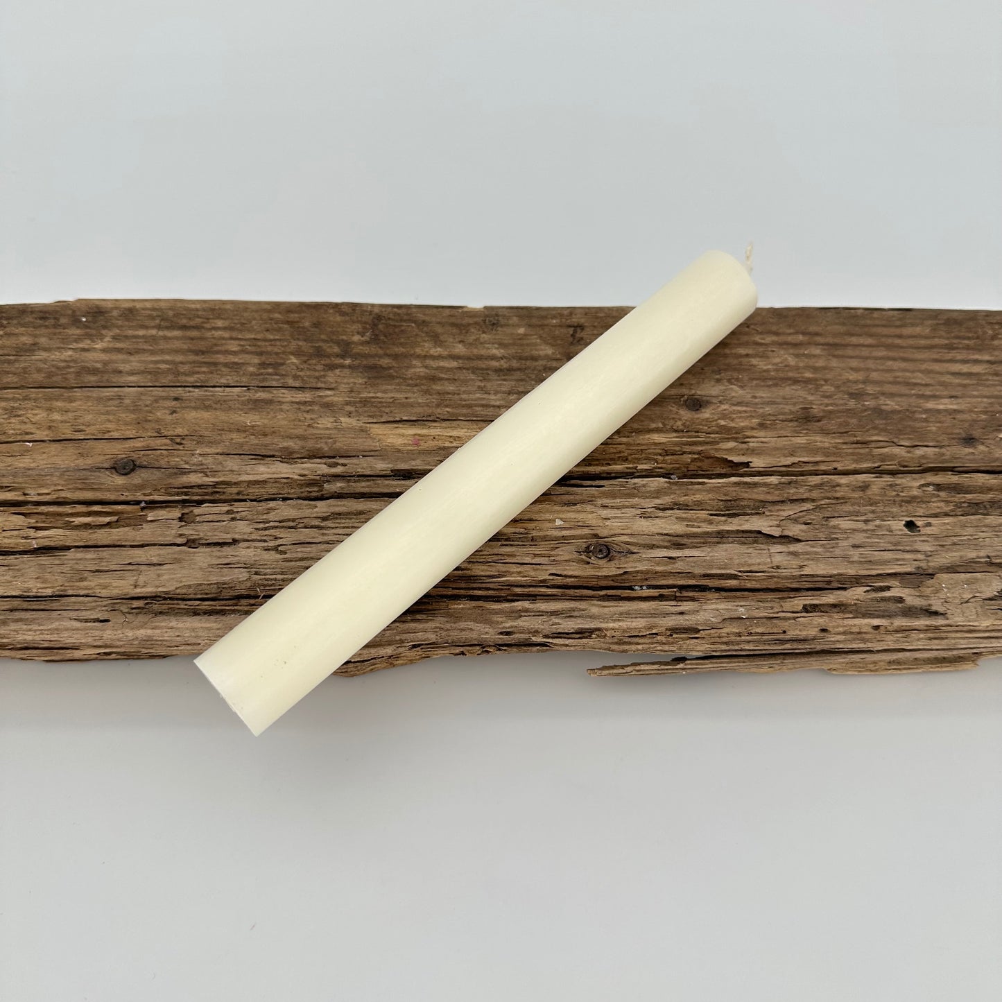 Stabkerze in elfenbein