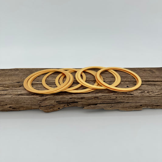 Aufsätze für Weihnachtskugel | 10 Stück in gold