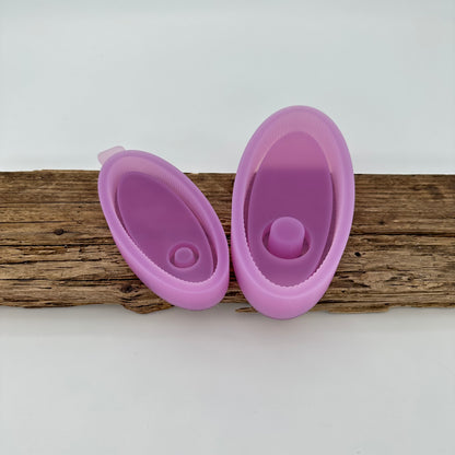 Schale Oval für Baumkerzen mit Rillen | Happy Molds Edition