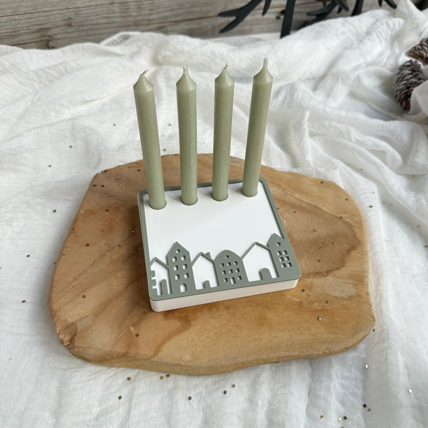 Aufsätze für Advent Platte | 10 Stück