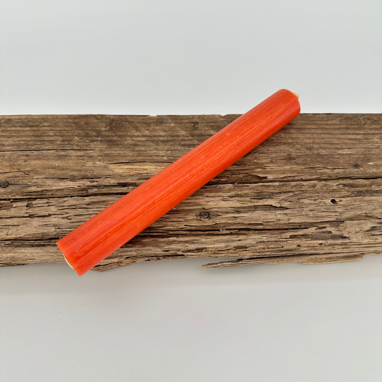 Stabkerze in rost rot