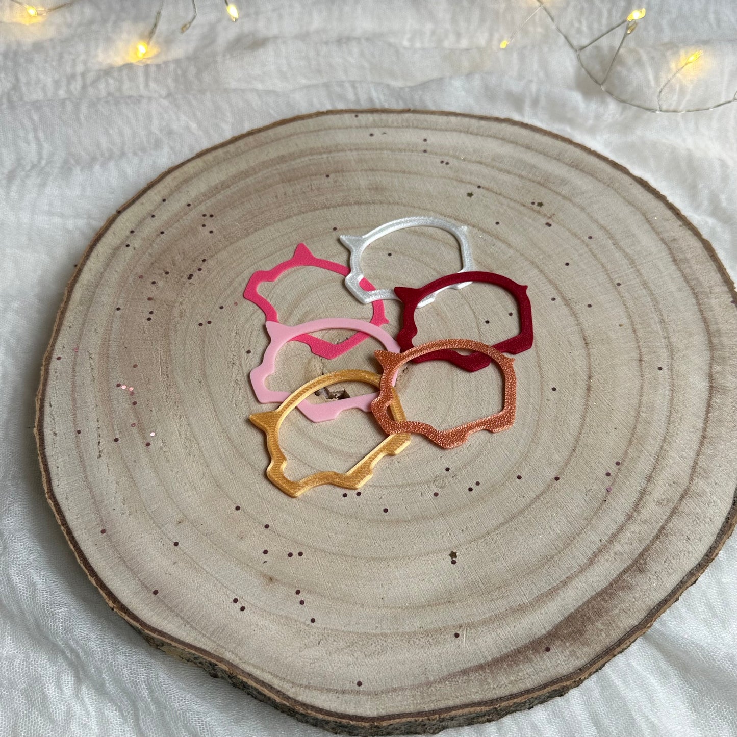 Aufsätze für Schweinchen Ballonlichthalter | 12 Stück