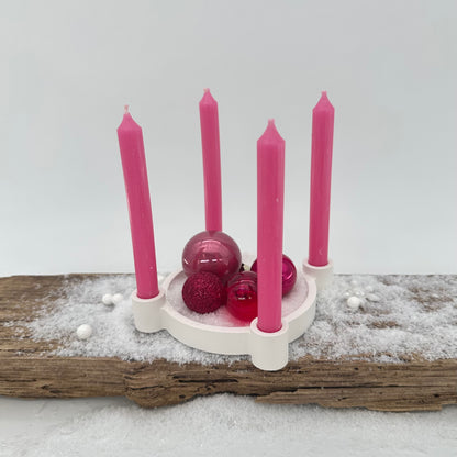 Advent Schale für Baumkerzen "Ach du schöne" | Happy Molds Edition