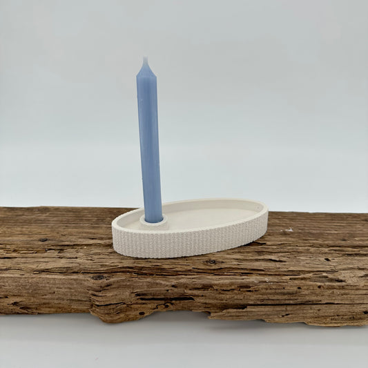 Schale Oval für Baumkerzen mit Struktur | Happy Molds Edition