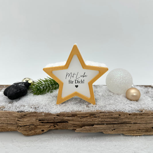 Aufsätze für Stern | 10 Stück in gold