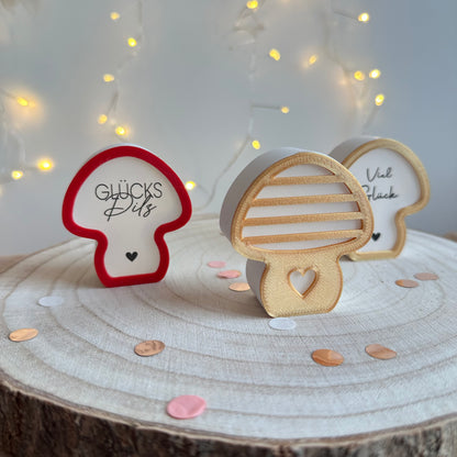 Aufsätze für Pilz Ballonlichthalter | 12 Stück Silhouette