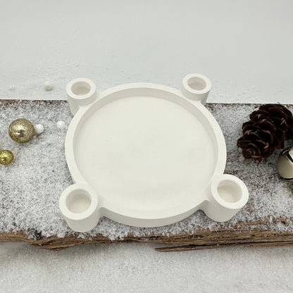 Advent Schale für Baumkerzen "Ach du schöne" | Happy Molds Edition