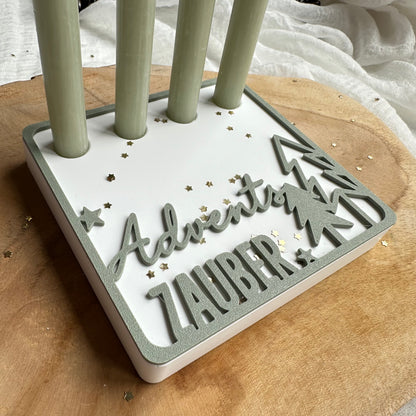 Aufsätze für Advent Platte | 10 Stück