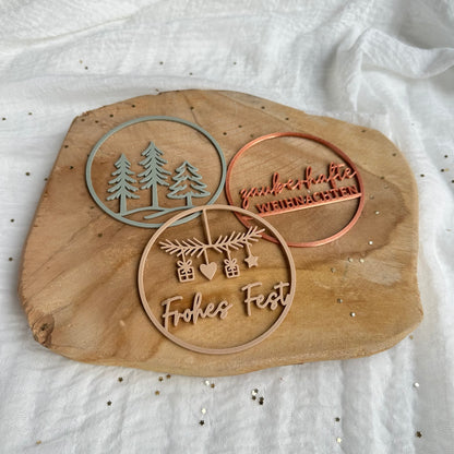 Einleger für Kranz Advent | 10 Stück