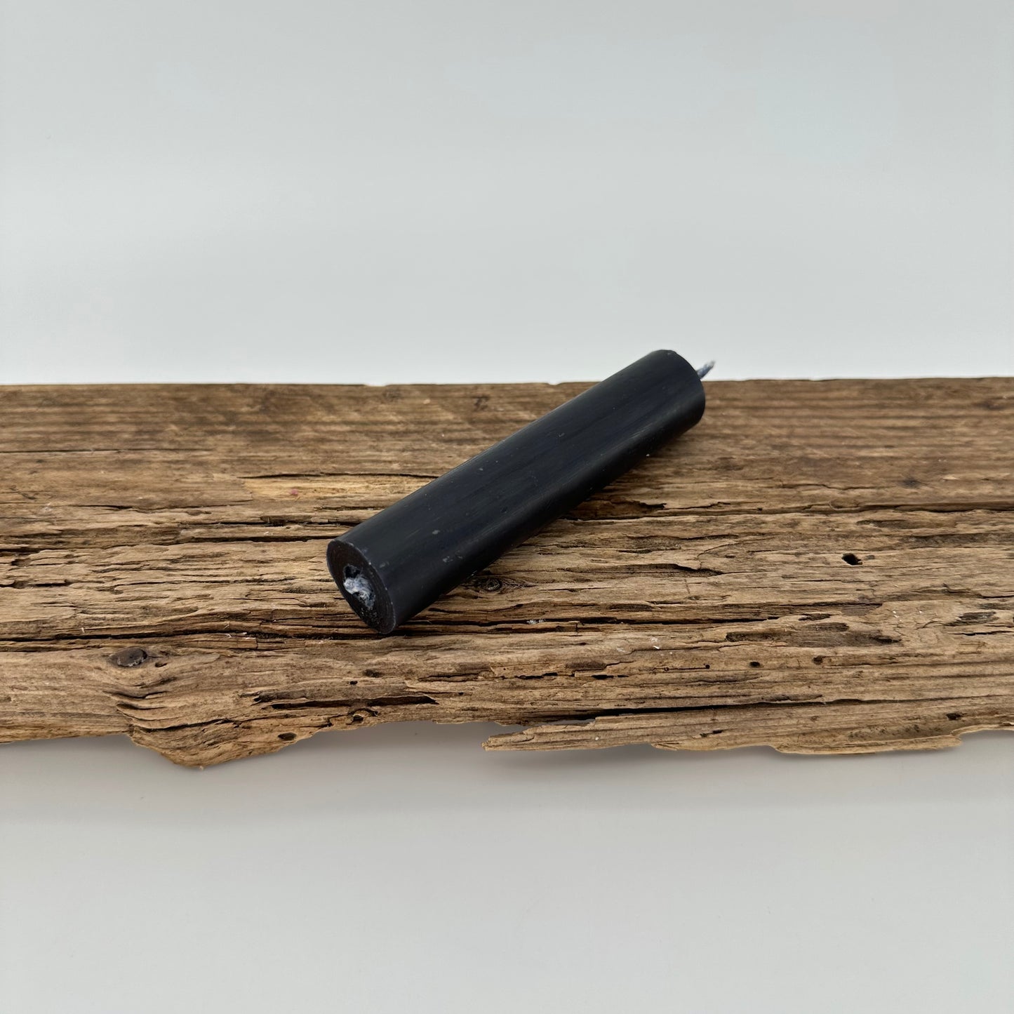 Stabkerze in schwarz