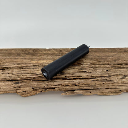 Stabkerze in schwarz