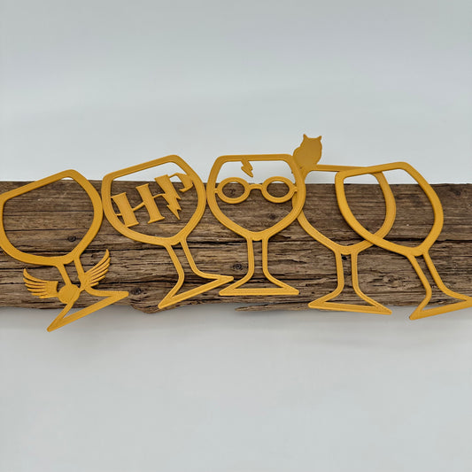 Aufsätze für Glas 10 Stück | Variante 11 gold
