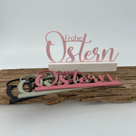 "Frohe Ostern“ Einschieber lang