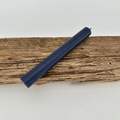 Stabkerze in blau schwarz