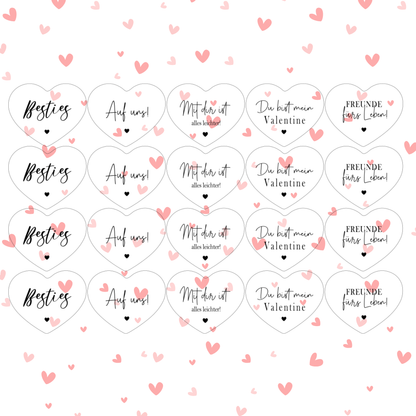 Vorlage Herz Einleger - Valentine Edition