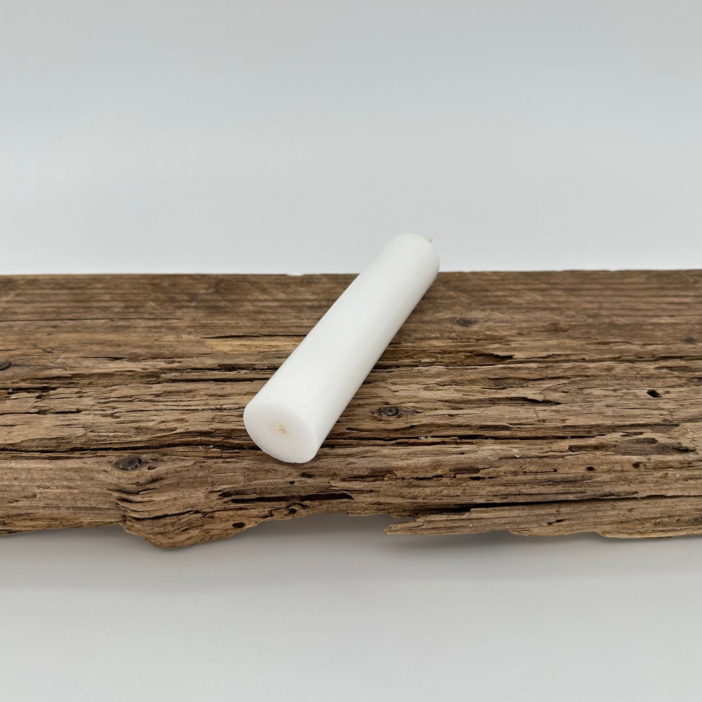 Stabkerze in weiß