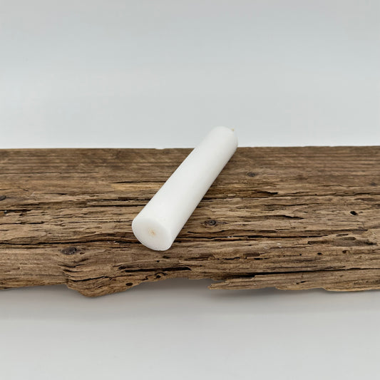 Stabkerze in weiß