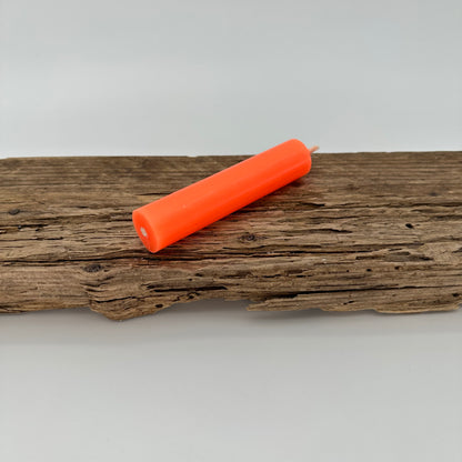 Stabkerze in neon orange