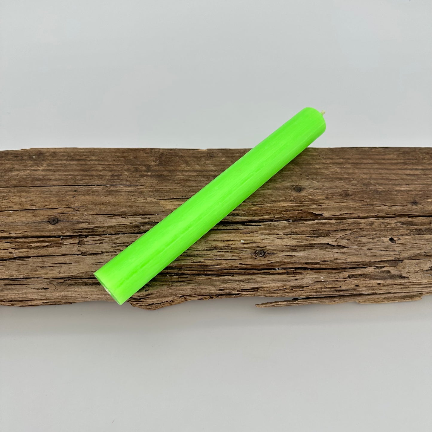 Stabkerze in neon grün