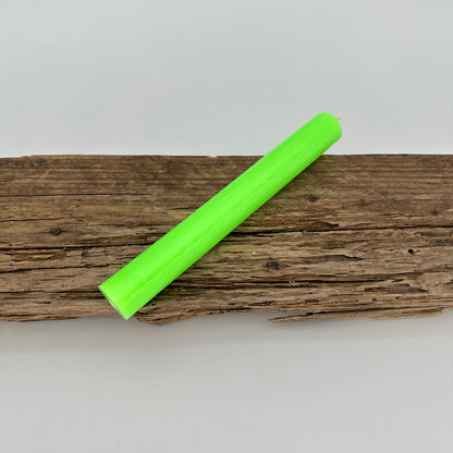 Stabkerze in neon grün