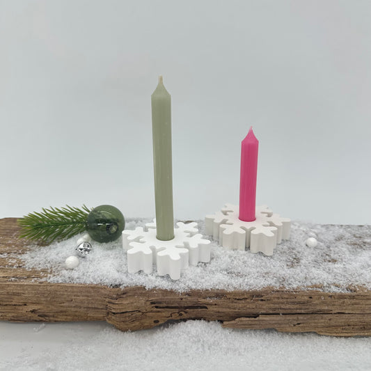 Baumkerzenhalter "Schneeflocke" | Happy Molds Edition