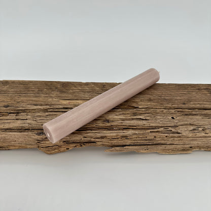 Stabkerze in beige grau