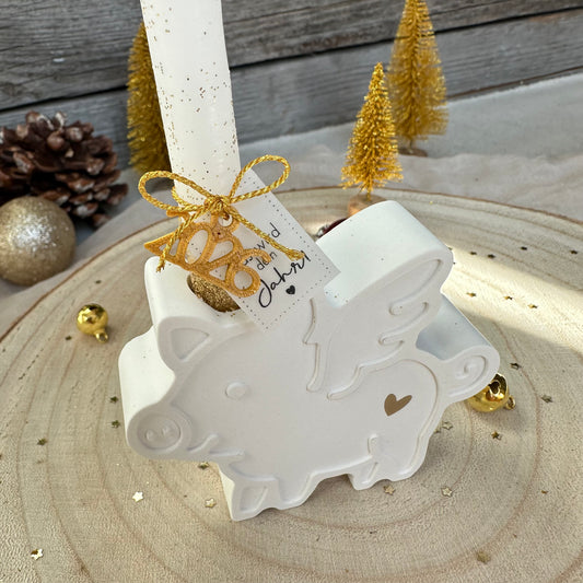 Baumkerzenhalter "Schweinchen" | Happy Molds Edition
