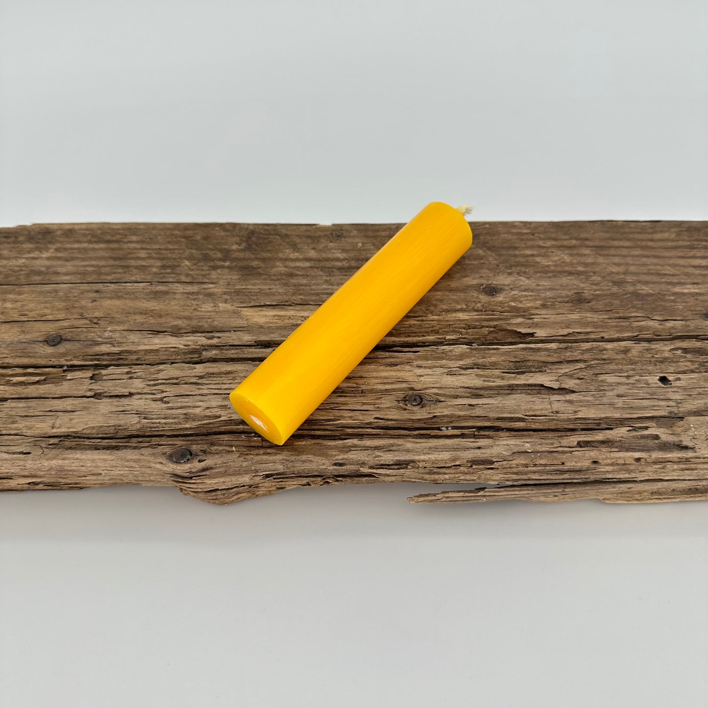 Stabkerze in Sonnengelb