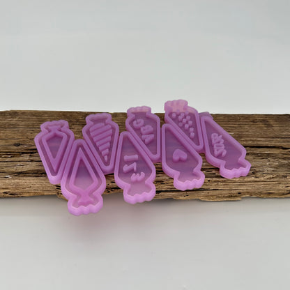 Silikonform Aufsätze Schultüte für Ballonlichthalter klein | Happy Molds Edition