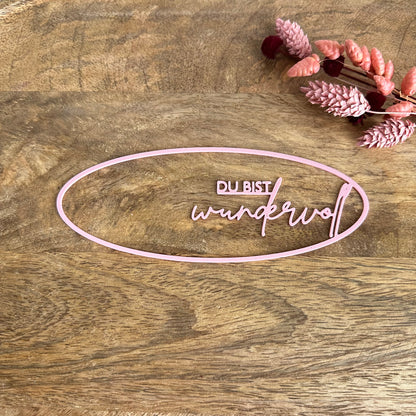 Einleger für Stabkerzenhalter Schale Oval  | "Mama" Edition 12 Stück