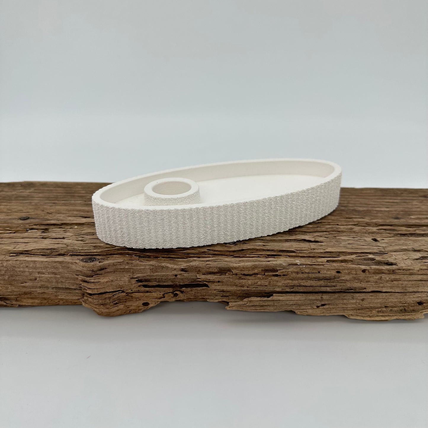 Schale Oval für Stabkerzen mit Struktur | Happy Molds Edition