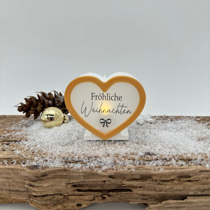 Aufsätze für Herz | 12 Stück in gold