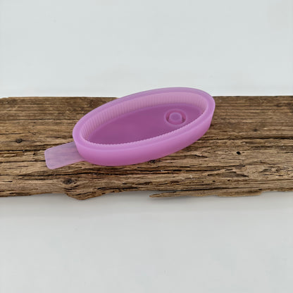 Schale Oval für Baumkerzen mit Rillen | Happy Molds Edition