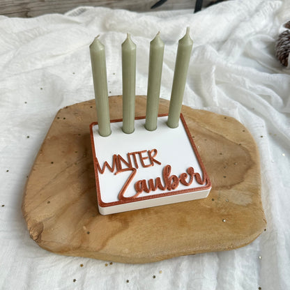 Aufsätze für Advent Platte | 10 Stück