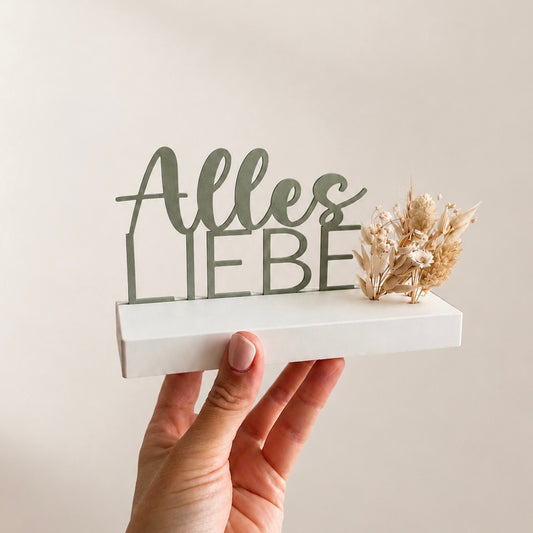 Vorlage "Alles LIEBE" Einschieber | Tommy's Molds Design