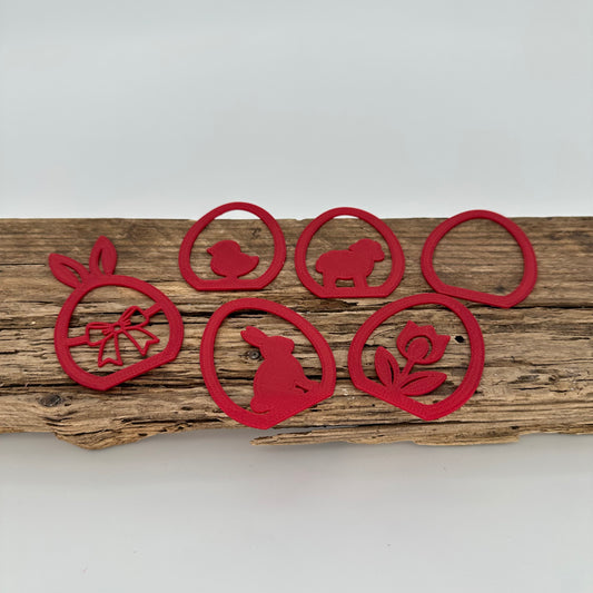 Aufsätze für Ei Ballonlichthalter | 12 Stück vers. Farben