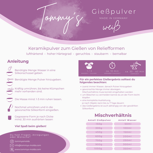 Tommy's Gießpulver 25kg