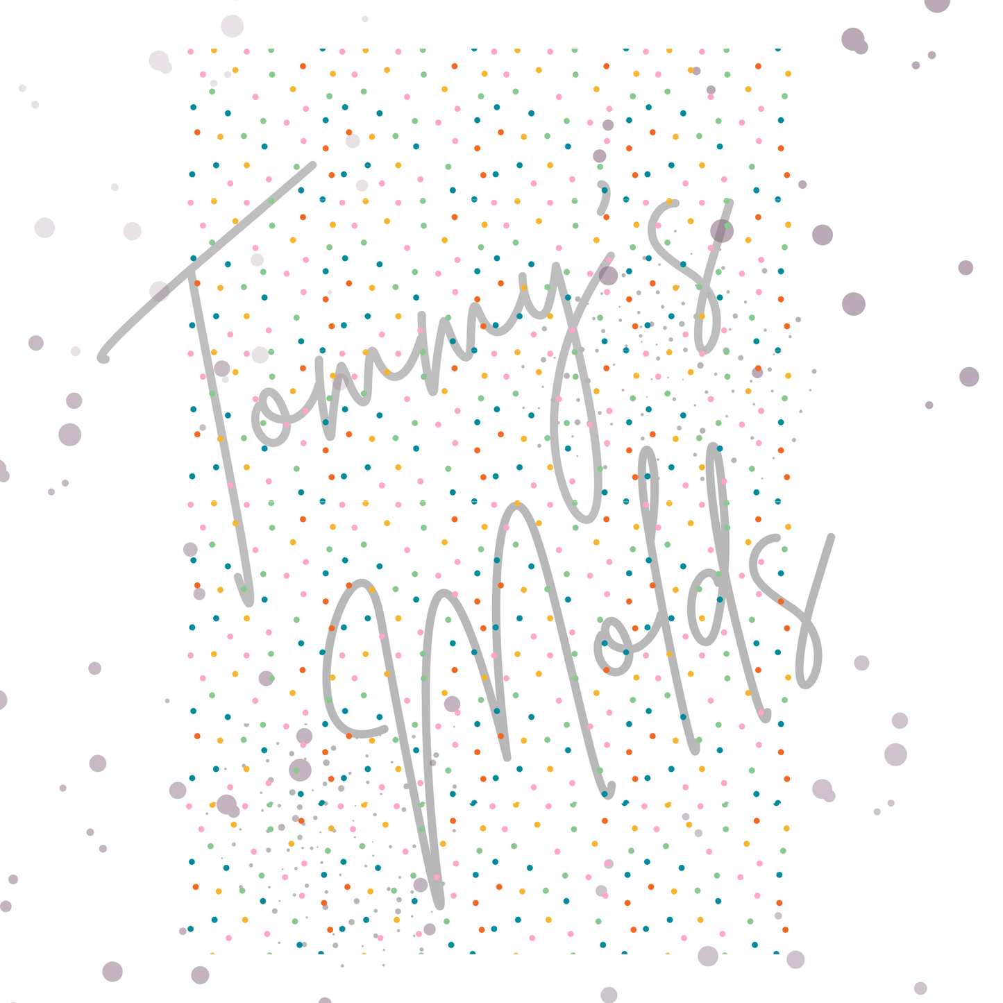 Punkte bunt A5 Bogen