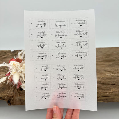 "unendlich geliebt" Edition A5 Bogen