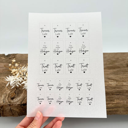 "Trauer" Edition A5 Bogen