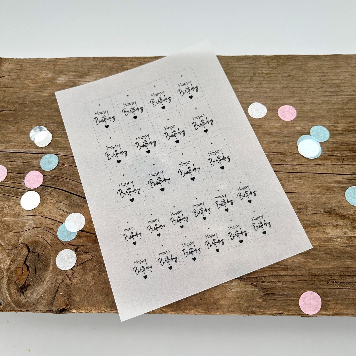 "Happy Birthday" Edition A5 Bogen