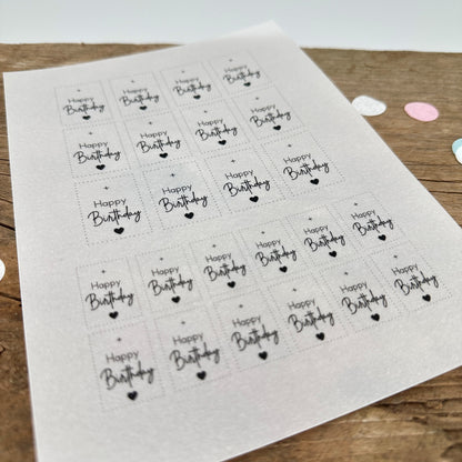 "Happy Birthday" Edition A5 Bogen