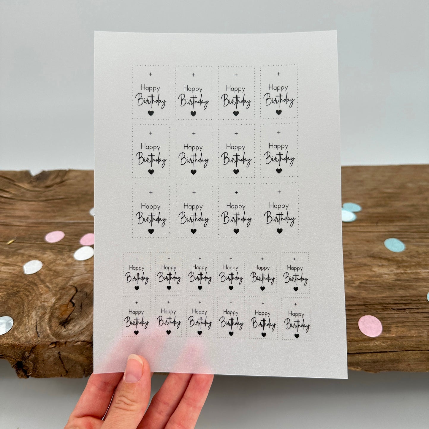 "Happy Birthday" Edition A5 Bogen