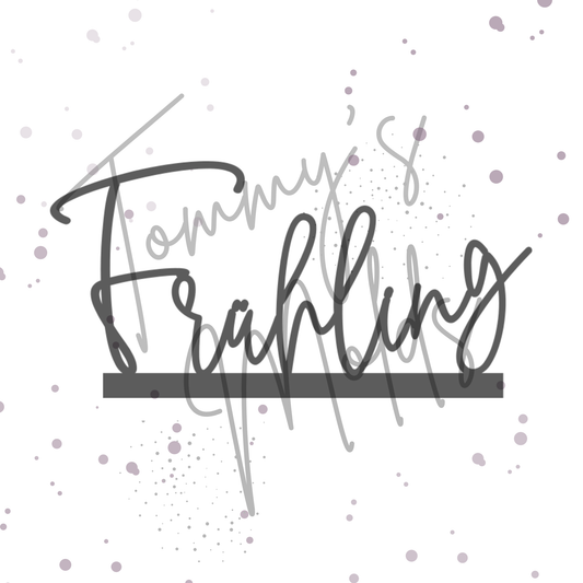 "Frühling“ Einschieber | 5 Stück