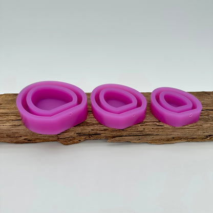 Eier Silhouette im 3er Set