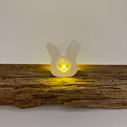 Hase mit Herz für Ballonlicht