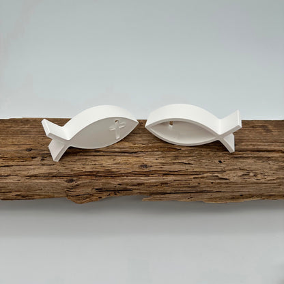 Fisch mit Kreuz Ballonlichthalter