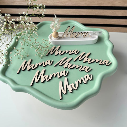 Mama Holzausschnitt | 6 Stück