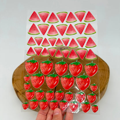 "Erdbeeren und Wassermelonen"